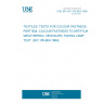 UNE EN ISO 105-B04:1998 Textiles - Tests for colour fastness - Part B04: Colour fastness to artificial weathering: Xenon arc fading lamp test (ISO 105-B04:1994) UNE EN ISO 105-B04:1998 Textiles - Tests for colour fastness - Part B04: Colour fastness to artificial weathering: Xenon arc fading lamp test (ISO 105-B04:1994)