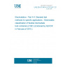 UNE EN 61340-4-4:2012/A1:2015 Electrostatics - Part 4-4: Standard test methods for specific applications - Electrostatic classification of flexible intermediate bulk containers (FIBC) (Endorsed by AENOR in February of 2015.) UNE EN 61340-4-4:2012/A1:2015 Electrostatics - Part 4-4: Standard test methods for specific applications - Electrostatic classification of flexible intermediate bulk containers (FIBC) (Endorsed by AENOR in February of 2015.)