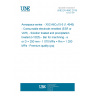 UNE EN 4842:2019 Aerospace series - X5CrNiCu15-5 (1.4545) - Consumable electrode remelted (ESR or VAR) - Solution treated and precipitation treated (H1025) - Bar for machining - a or D = 250 mm - 1 070 MPa = Rm = 1 200 MPa - Premium quality (pq) UNE EN 4842:2019 Aerospace series - X5CrNiCu15-5 (1.4545) - Consumable electrode remelted (ESR or VAR) - Solution treated and precipitation treated (H1025) - Bar for machining - a or D = 250 mm - 1 070 MPa = Rm = 1 200 MPa - Premium quality (pq)