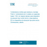 UNE EN 840-4:2013 Mobile waste and recycling containers - Part 4: Containers with 4 wheels with a capacity up to 1 700 l with flat lid(s), for wide trunnion or BG- and/or wide comb lifting devices - Dimensions and design UNE EN 840-4:2013 Mobile waste and recycling containers - Part 4: Containers with 4 wheels with a capacity up to 1 700 l with flat lid(s), for wide trunnion or BG- and/or wide comb lifting devices - Dimensions and design