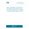UNE EN ISO 9773/A1:2004 Plastics - Determination of burning behaviour of thin flexible vertical specimens in contact with a small-flame ignition source - Amendment 1: Specimens (ISO 9773:1998/Amd 1:2003) UNE EN ISO 9773/A1:2004 Plastics - Determination of burning behaviour of thin flexible vertical specimens in contact with a small-flame ignition source - Amendment 1: Specimens (ISO 9773:1998/Amd 1:2003)