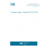 UNE EN ISO 21012:2020 Cryogenic vessels - Hoses (ISO 21012:2018)