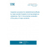 UNE 192001-3:2021 Inspection procedure for establishments affected by major-accident hazards involving dangerous substances. Part 3: Documentary evaluation of the policy of major accidents