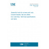 UNE 16545:2002 Assembly tools for screws and nuts. Double-headed, flat and offset, box wrenches. Technical specifications and tests.