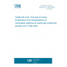 UNE ISO 11266:2006 Soil quality — Guidance on laboratory testing for biodegradation of organic chemicals in soil under aerobic conditions UNE ISO 11266:2006 Soil quality — Guidance on laboratory testing for biodegradation of organic chemicals in soil under aerobic conditions