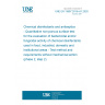 UNE EN 13697:2015+A1:2020 Chemical disinfectants and antiseptics - Quantitative non-porous surface test for the evaluation of bactericidal and/or fungicidal activity of chemical disinfectants used in food, industrial, domestic and institutional areas - Test method and requirements without mechanical action (phase 2, step 2) UNE EN 13697:2015+A1:2020 Chemical disinfectants and antiseptics - Quantitative non-porous surface test for the evaluation of bactericidal and/or fungicidal activity of chemical disinfectants used in food, industrial, domestic and institutional areas - Test method and requirements without mechanical action (phase 2, step 2)