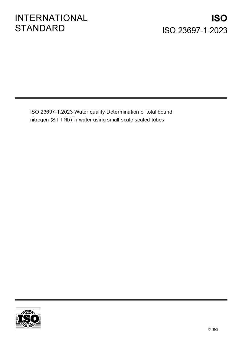 Tnb Colour Code ISO 23697-1:2023