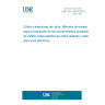UNE EN 13603:2014 Copper and copper alloys - Test methods for assessing protective tin coatings on drawn round copper wire for electrical purposes UNE EN 13603:2014 Copper and copper alloys - Test methods for assessing protective tin coatings on drawn round copper wire for electrical purposes