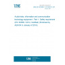 UNE EN 62368-1:2014/AC2:2015 Audio/video, information and communication technology equipment - Part 1: Safety requirements (IEC 62368-1:2014, modified) (Endorsed by AENOR in January of 2016.) UNE EN 62368-1:2014/AC2:2015 Audio/video, information and communication technology equipment - Part 1: Safety requirements (IEC 62368-1:2014, modified) (Endorsed by AENOR in January of 2016.)