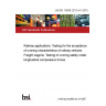 BS EN 15839:2012+A1:2015 Railway applications. Testing for the acceptance of running characteristics of railway vehicles. Freight wagons. Testing of running safety under longitudinal compressive forces BS EN 15839:2012+A1:2015 Railway applications. Testing for the acceptance of running characteristics of railway vehicles. Freight wagons. Testing of running safety under longitudinal compressive forces