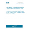 UNE EN 60384-18-1:2007 Fixed capacitors for use in electronic equipment -- Part 18-1: Blank detail specification - Fixed aluminium electrolytic surface mount capacitors with solid (MnO2) electrolyte - Assessment level EZ (IEC 60384-18-1:2007). (Endorsed by AENOR in September of 2007.)