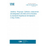 UNE EN ISO 8653:2026 - Jewellery - Ring-sizes - Definition, measurement and designation (ISO 8653:2016) (Endorsed by Asociación Española de Normalización in May of 2026.)