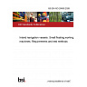 BS EN ISO 20650:2026 Inland navigation vessels. Small floating working machines. Requirements and test methods BS EN ISO 20650:2026 Inland navigation vessels. Small floating working machines. Requirements and test methods