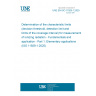 UNE EN ISO 11929-1:2025 Determination of the characteristic limits (decision threshold, detection limit and limits of the coverage interval) for measurements of ionizing radiation - Fundamentals and application - Part 1: Elementary applications (ISO 11929-1:2025)
