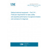 UNE EN 60601-2-41:2010 Medical electrical equipment -- Part 2-41: Particular requirements for basic safety and essential performance of surgical luminaires and luminaires for diagnosis UNE EN 60601-2-41:2010 Medical electrical equipment -- Part 2-41: Particular requirements for basic safety and essential performance of surgical luminaires and luminaires for diagnosis