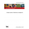 PD IEC/TR 62010:2016 Analyser systems. Maintenance management