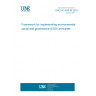 UNE ISO IWA 48:2025 Framework for implementing environmental, social and governance (ESG) principles