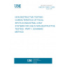 UNE EN 12543-1:2000 Non-destructive testing - Characteristics of focal spots in industrial X-ray systems for use in non-destructive testing - Part 1: Scanning method UNE EN 12543-1:2000 Non-destructive testing - Characteristics of focal spots in industrial X-ray systems for use in non-destructive testing - Part 1: Scanning method