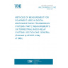 UNE EN 60835-2-1:1992 Methods of measurement for equipment used in digital microwave radio transmission systems - Part 2: Measurements on terrestrial radio-relay systems - Section 1: General UNE EN 60835-2-1:1992 Methods of measurement for equipment used in digital microwave radio transmission systems - Part 2: Measurements on terrestrial radio-relay systems - Section 1: General